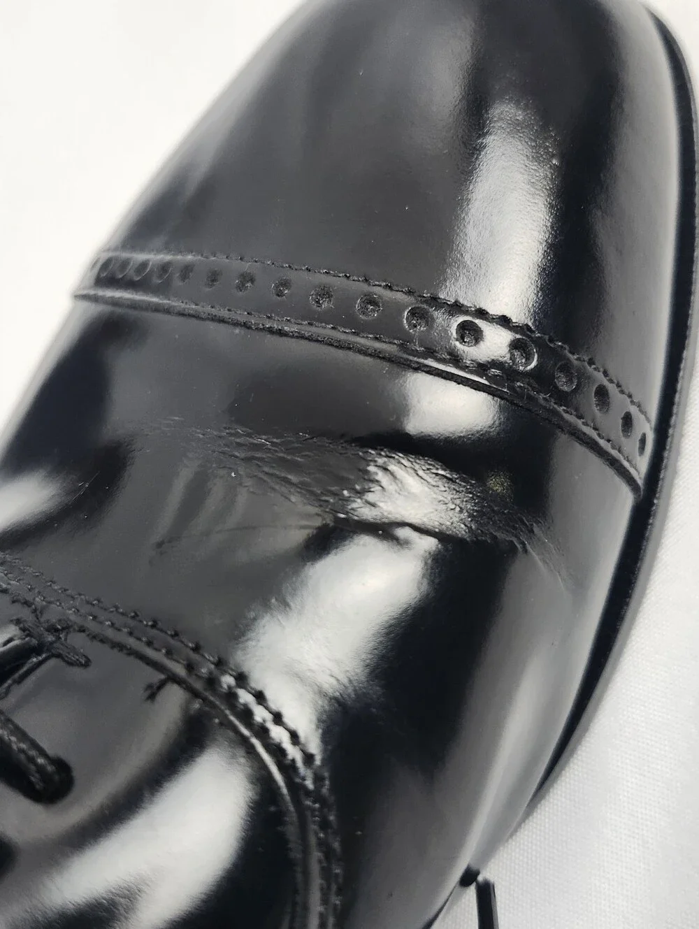Florsheim Lexington Cap Toe Oxford Shoes Black Mens 12 D (Medium Width)